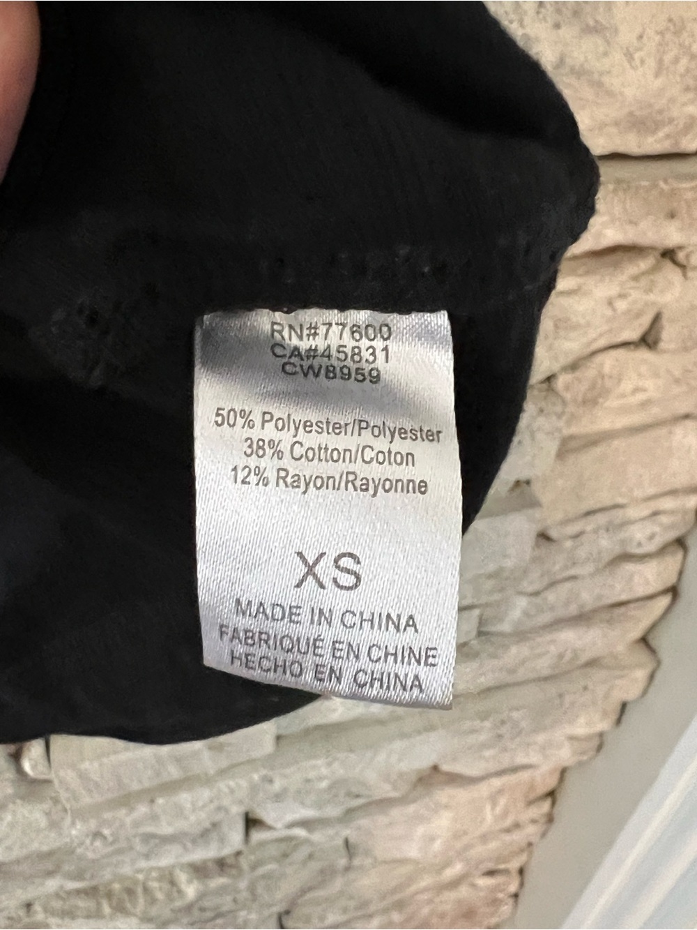 Chaser Black Sleeveless Crewneck Tank Top - Picture 4 of 7